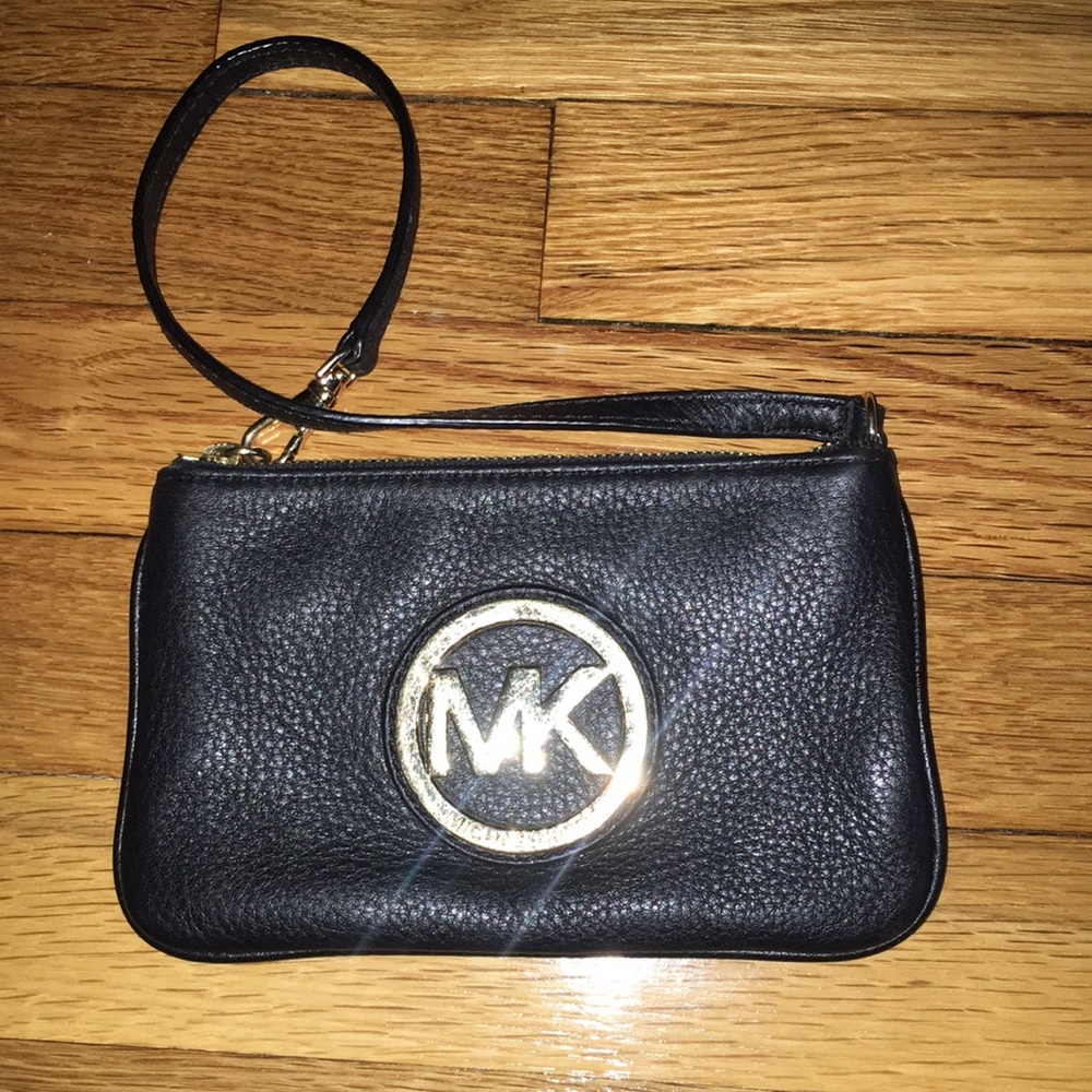 Michael Kors Black wristlet